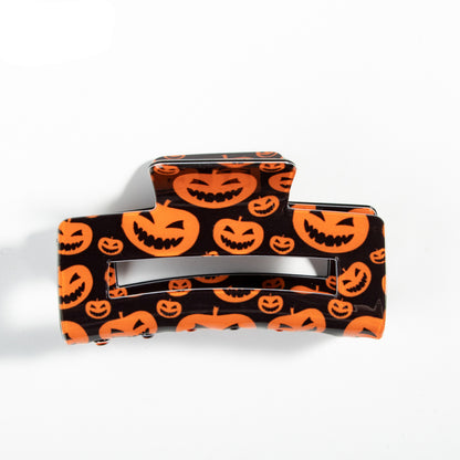 Halloween Women Cartoon Pumpkin Ghost Hairpin