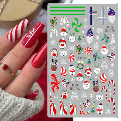 Halloween Cartoon Pumpkin Funny Ghost Nail Stickers