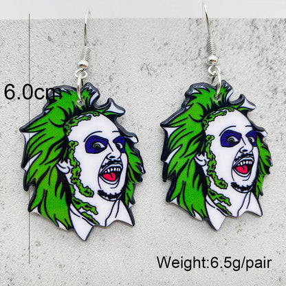 Halloween Women Fashion Scary Zombie Vampire Dangle Earrings