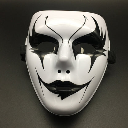 Men Simple Hand-Painted Full-Face Halloween Mask