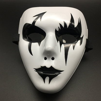 Men Simple Hand-Painted Full-Face Halloween Mask