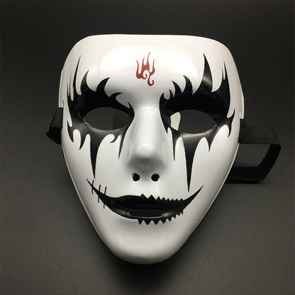 Men Simple Hand-Painted Full-Face Halloween Mask