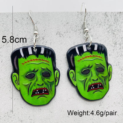 Halloween Women Fashion Scary Zombie Vampire Dangle Earrings