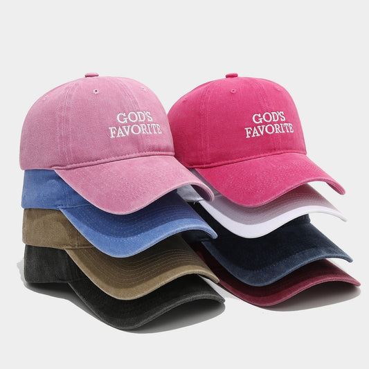 Women Fashion Casual Embroidered Letter Breathable Cap