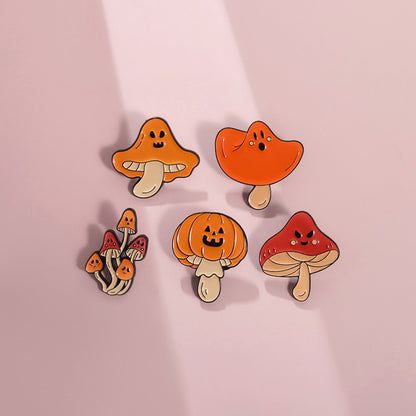 Gothic Cartoon Halloween Plant Alloy Brooch Unique Design