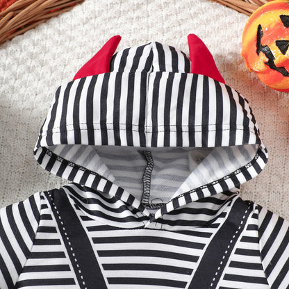 Pelele informal de calavera de Halloween para niños y niñas