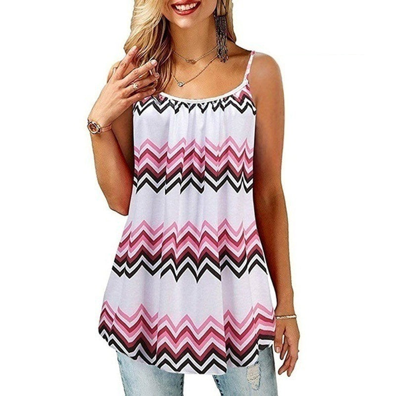Vestido holgado informal sin mangas con estampado floral bohemio de verano para mujer, talla grande
