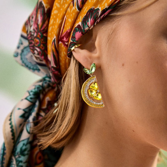 Boucles d'oreilles géométriques tendance en strass pour femmes