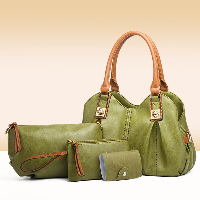 Ensemble de quatre sacs à main vintage de grande capacité