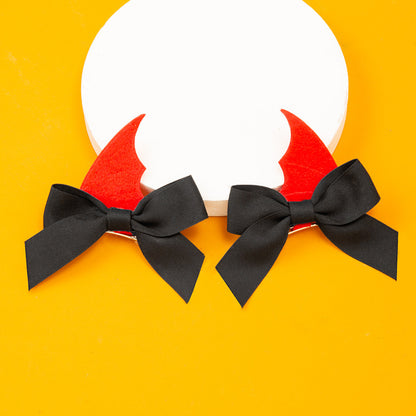 Pince à cheveux pour femme, motif horreur, vampire, chauve-souris, démon, Halloween