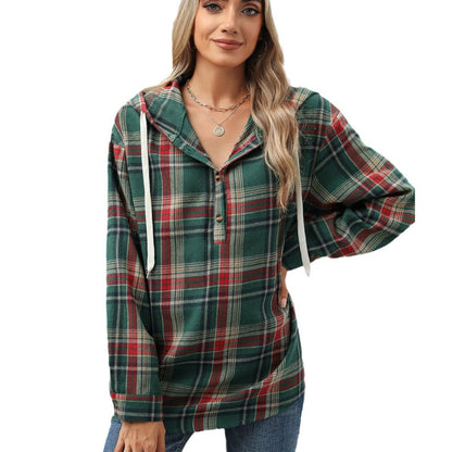Women Casual Autumn And Winter Loose Long Sleeve Hooded Coat