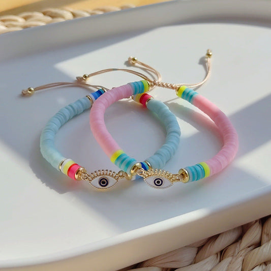 Women Fashion Bohemian Luck Eye Multicolor Bracelet