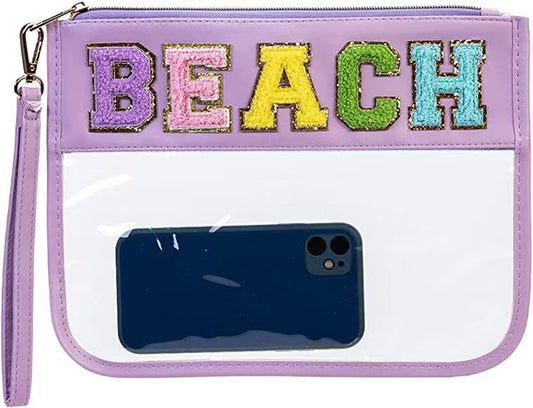 Trousse de maquillage brodée pour femme - Fraîche et sucrée