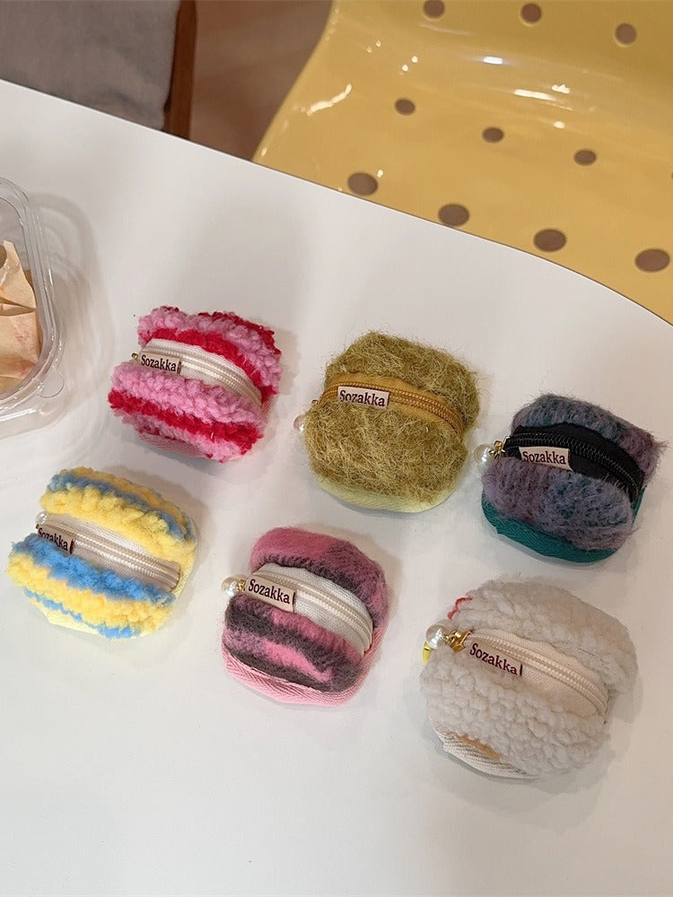 Cute Plush Soft Airpods Protective Cover Bag