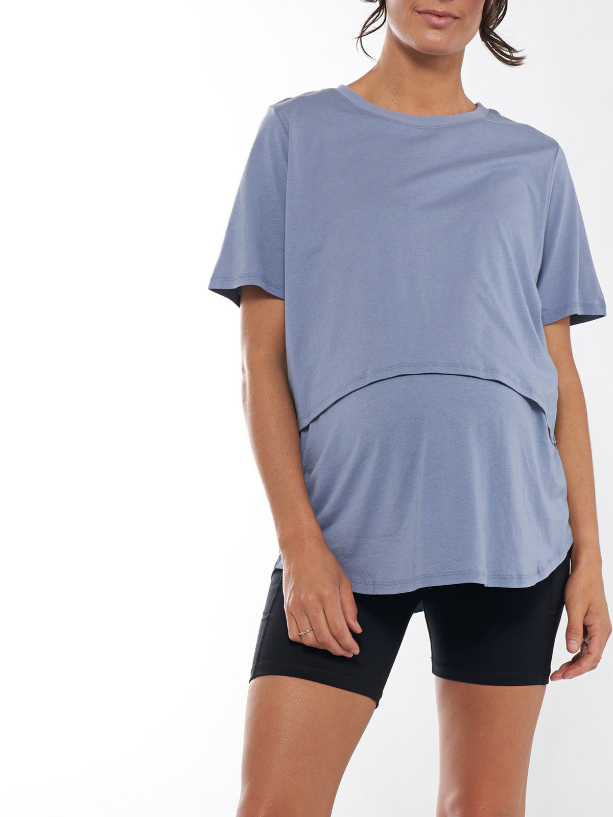Women Pregnant Short Sleeve Comfort T-Shirt