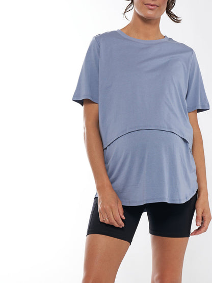Women Pregnant Short Sleeve Comfort T-Shirt