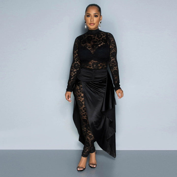 Combinaison noire pour femme