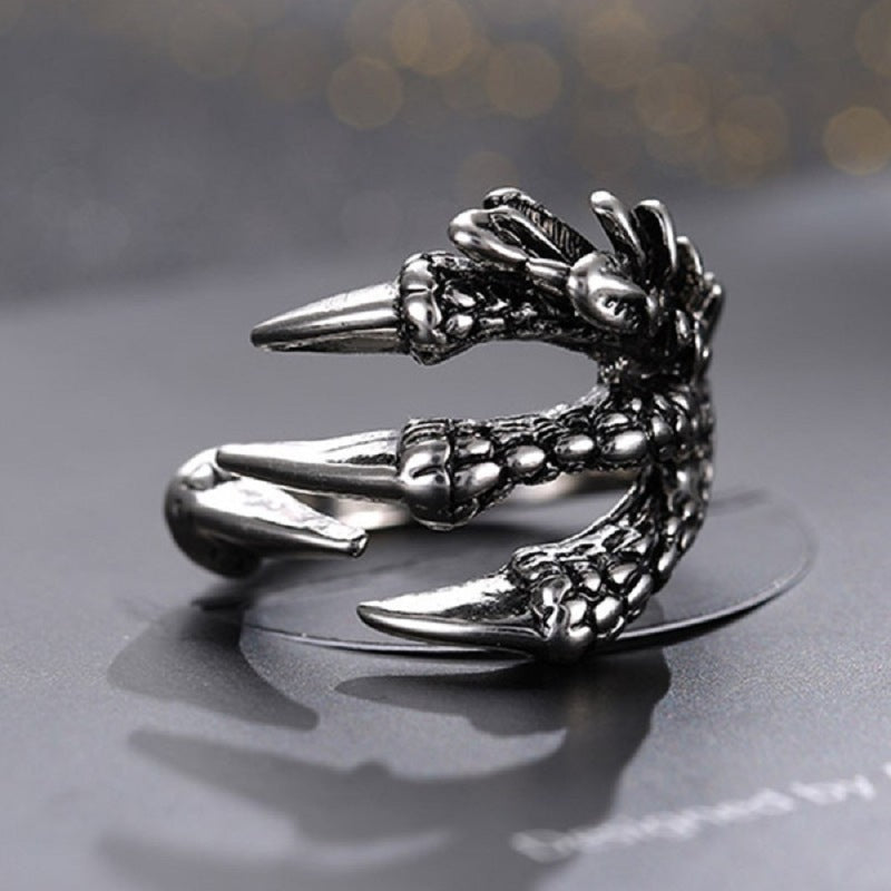Fashion Halloween Women Vintage Eagle Claw Ring