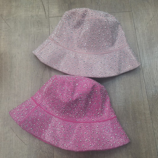 Gipsophila Flash Rhinestone Fashion Casual Bucket Hat