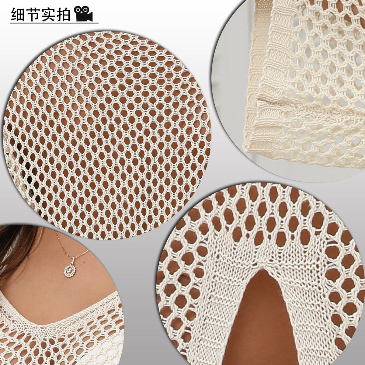 Trajes de baño de moda para mujer, de color sólido, huecos, para cubrirse