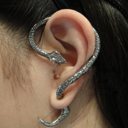 Women Fashion Trendy Wrapped Snake Earrings