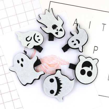 Accessoires pour cheveux en épingle à cheveux fantôme d'Halloween pour enfants