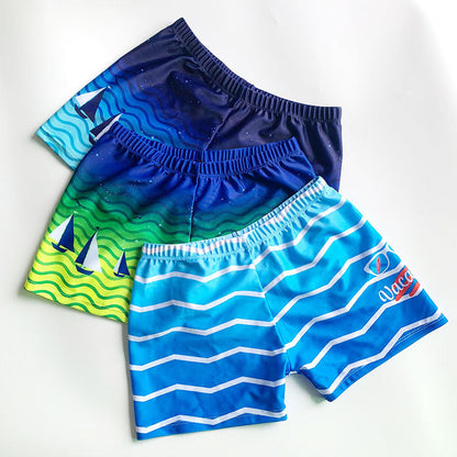 Bañador con estampado de olas para niños