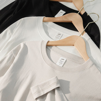 Good Quality Women Basic Long Sleeve Solid Color Blank T-Shirt