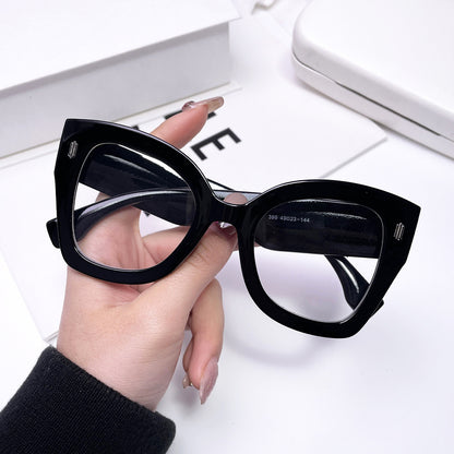 Lunettes vintage unisexes en forme d'œil de chat