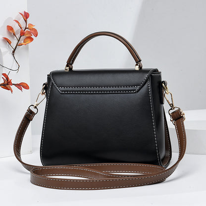 Women Casual Flap Square Bag in PU Material