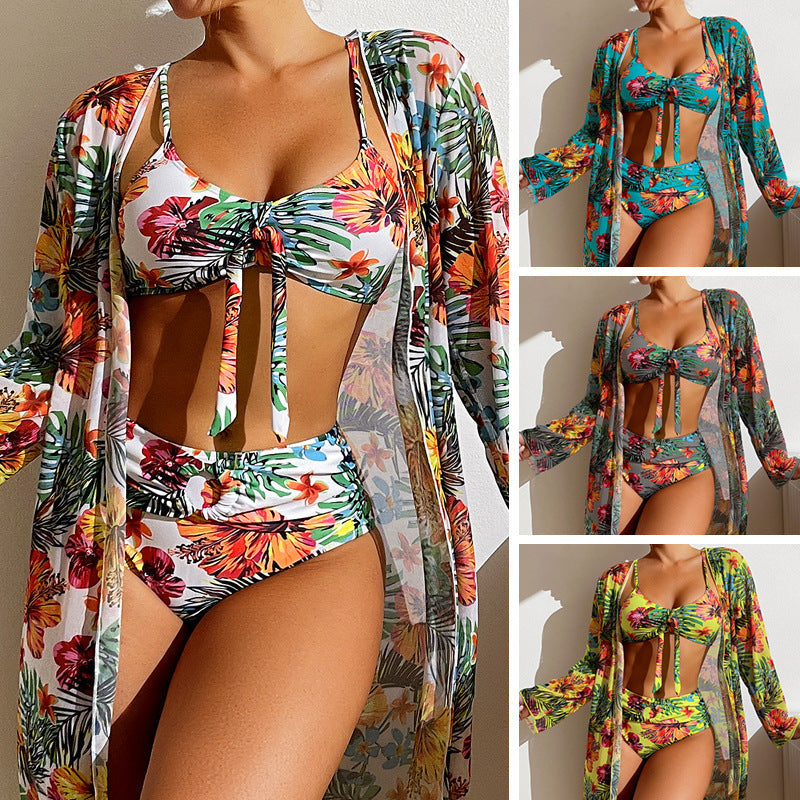 Blusa floral de manga larga para mujer estilo bohemio
