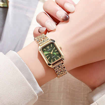 Women Fashion Casual Simple Square Quartz Watch
