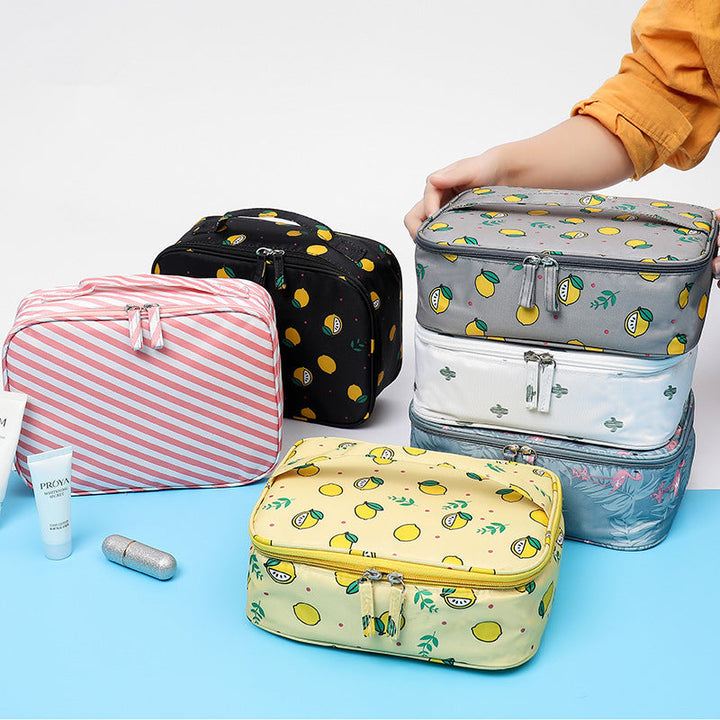 Bolsa de cosméticos rosa
