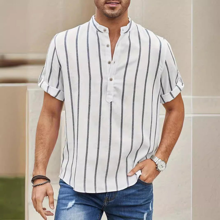Camisa de lino blanca
