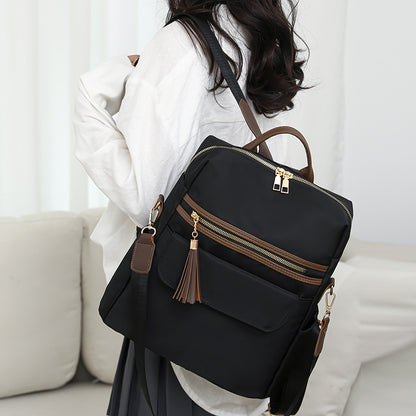 Oxford Cloth Women Casual Lightweight Water-Repellent Backpack