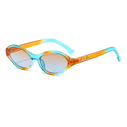 Gafas de sol ovaladas con montura pequeña personalizadas retro