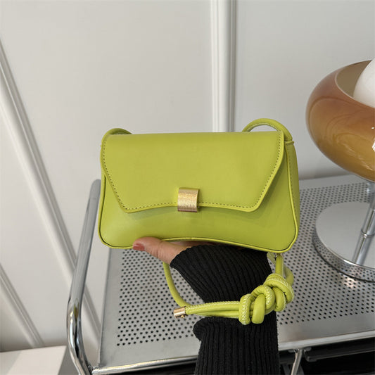 Women Casual Solid Color Small Square Shoulder Bag