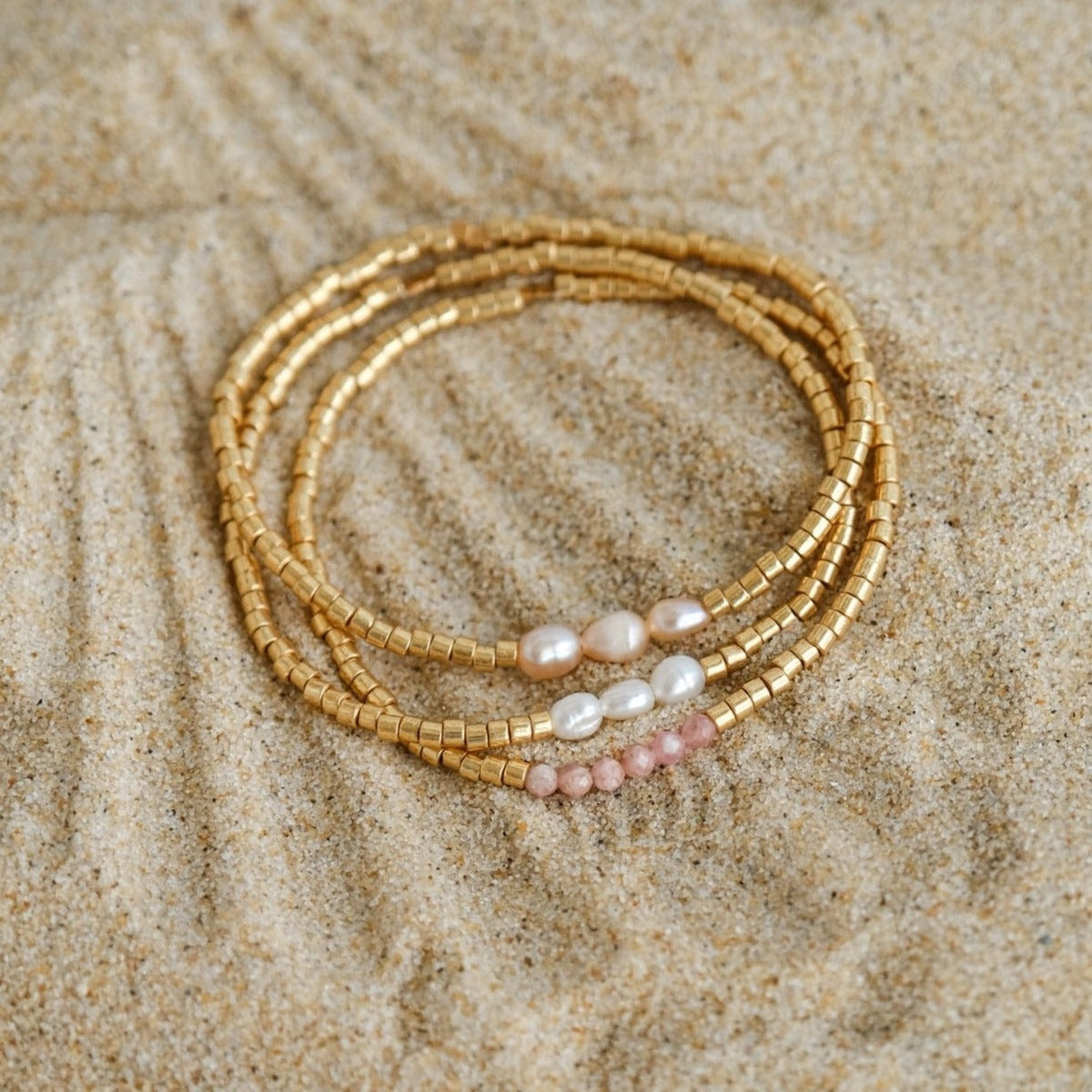 Women Fashion Hand Woven Freshwater Pearl Bracelet