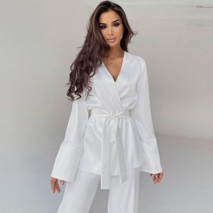 Silk Pajama Set Women