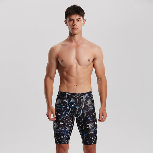 Bañador informal estampado de secado rápido para hombre