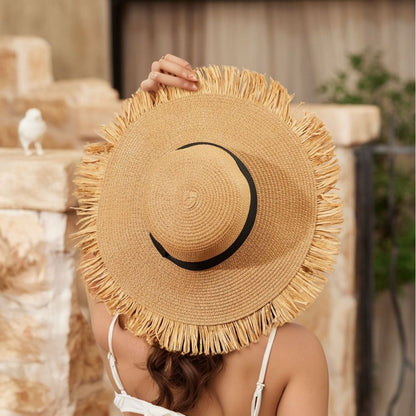 Summer Beach Holiday Straw Hat with Trendy Style