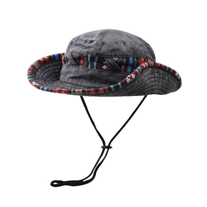 Sombreros de pescador plegables, transpirables y neutros.