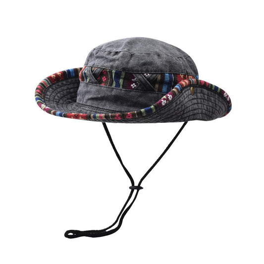 Sombreros de pescador plegables, transpirables y neutros.
