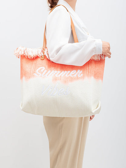 Sac fourre-tout brodé style bohème décontracté pour les fêtes