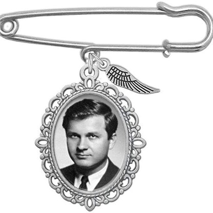 Pendentif pour cadre photo DIY, broche en alliage avec options de perles