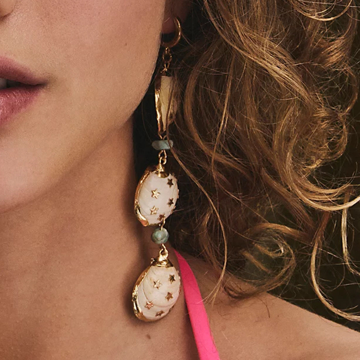 Boucles d'oreilles géométriques en alliage pour femmes, bijoux tendance et élégants