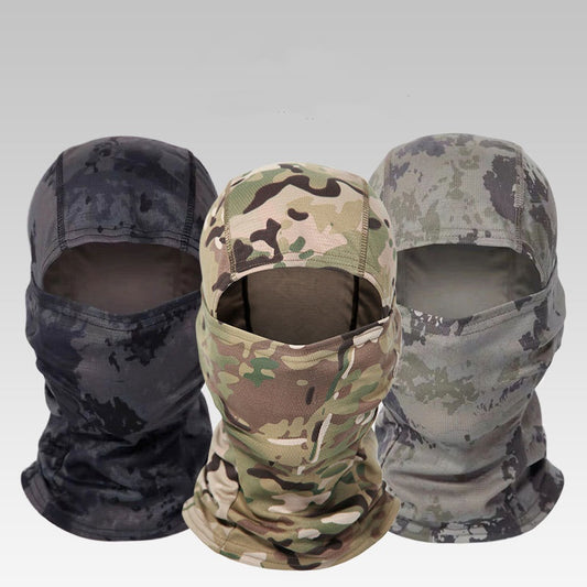 Camouflage Summer Riding Headgear Ice Silk Scarf