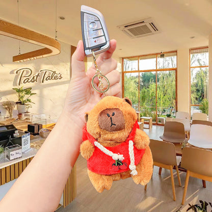 Cute Cartoon Plush Guinea Pig Keychain Bag Pendant Lovable Wind Style