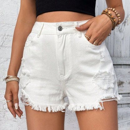 Short en jean Fashion Rave pour femme