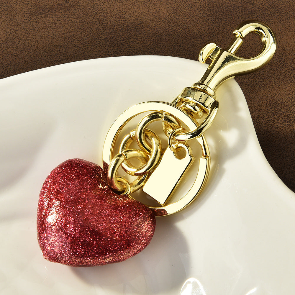 Women’s Fashion Creative Heart Love Pendant Keychain